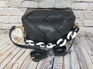 A New Day Black Crossbody Purse 2 Straps NEW Detachable Strap